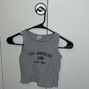 Gray Kids Tank Top